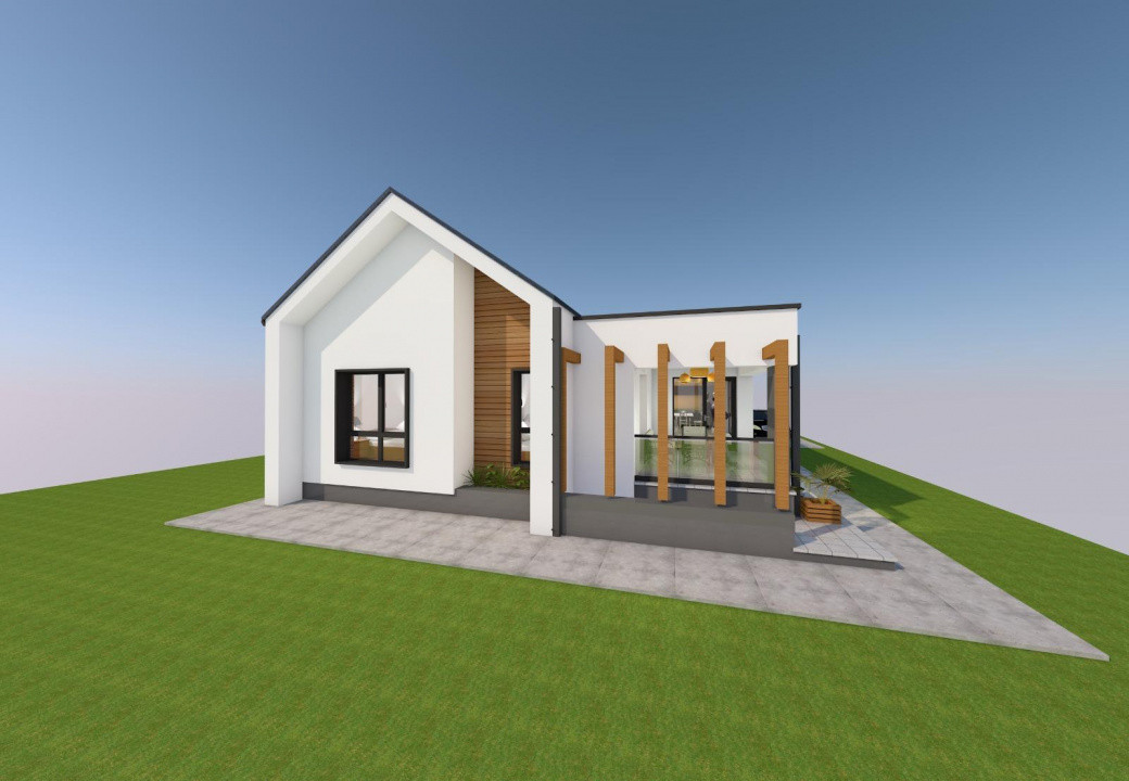 Casă individuală la cheie, 120 mp utili, teren 375 mp,Cartier Cetate, Alba Iulia
