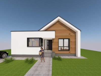 Casă individuală la cheie, 120 mp utili, teren 375 mp,Cartier Cetate, Alba Iulia