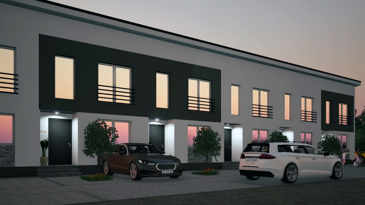 Casa înșiruita cu 3 camere, 110 mp utili, zona Ampoi 3