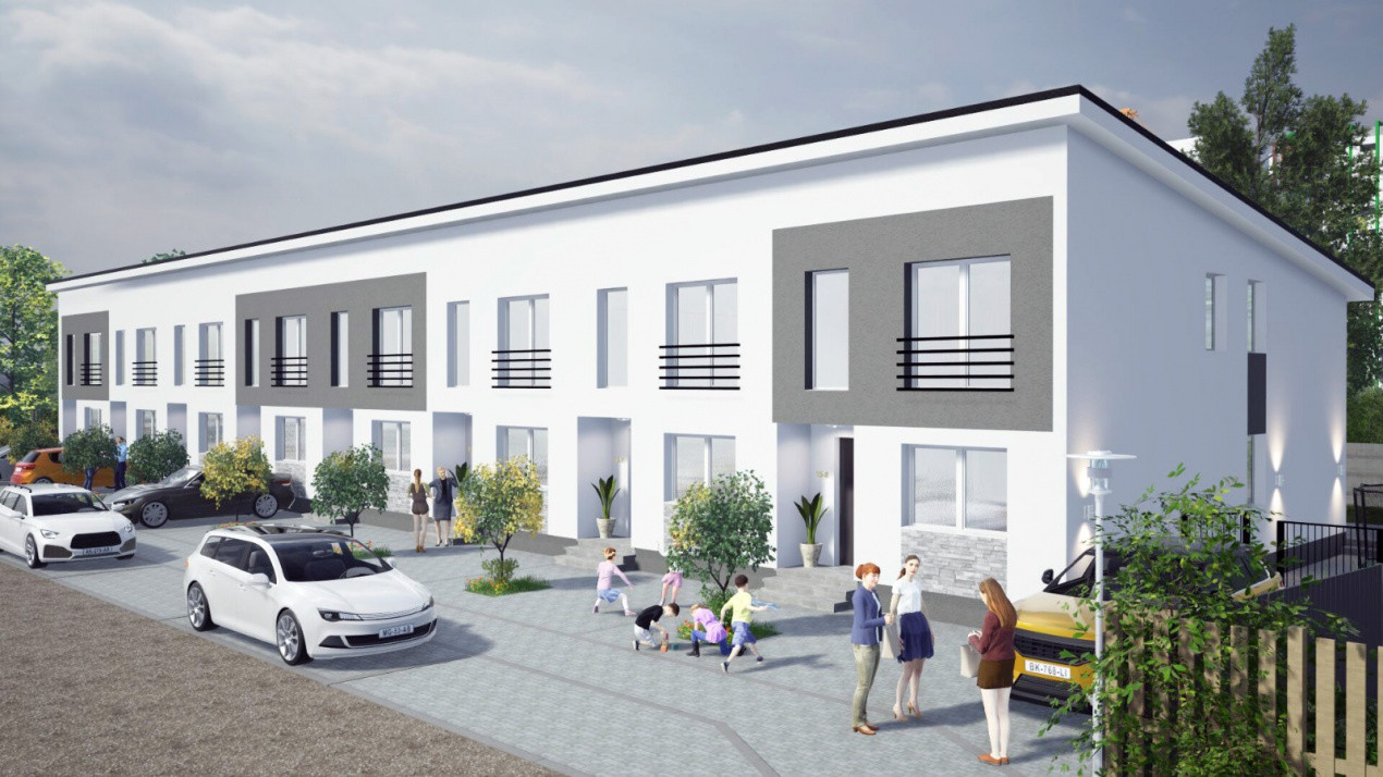 Casa înșiruita cu 3 camere, 110 mp utili, zona Ampoi 3