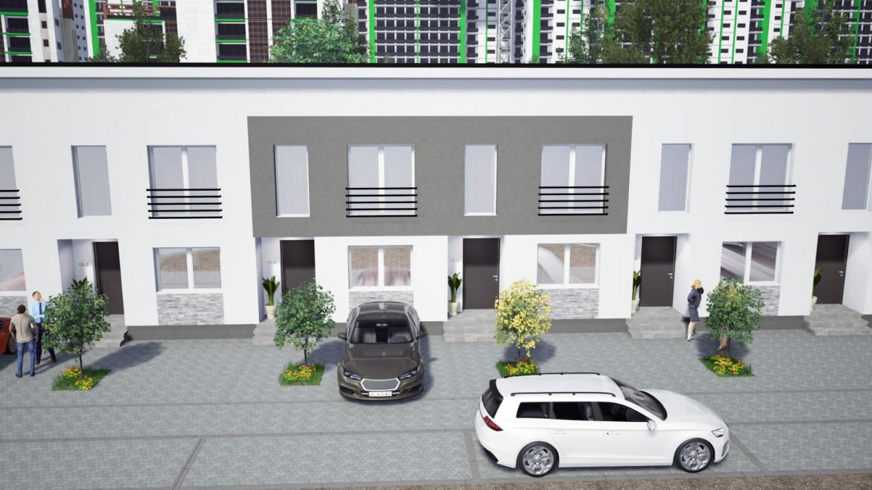 Casa înșiruita cu 3 camere, 110 mp utili, zona Ampoi 3