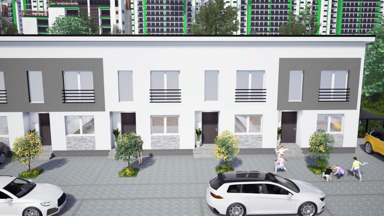 Casa înșiruita cu 3 camere, 110 mp utili, zona Ampoi 3