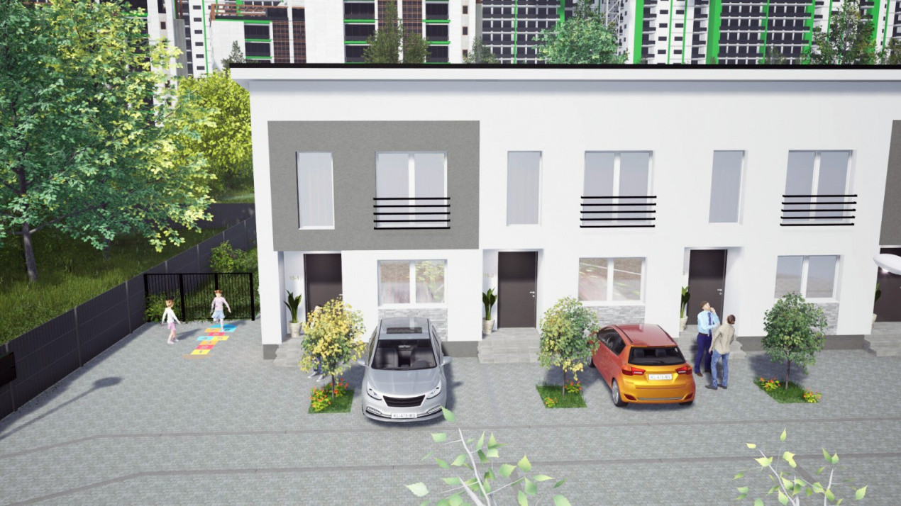 Casa înșiruita cu 3 camere, 110 mp utili, zona Ampoi 3