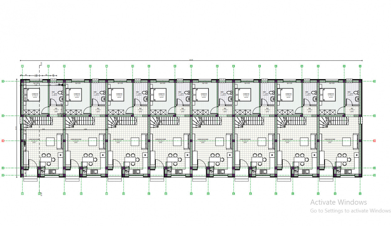 Casa înșiruita cu 3 camere, 110 mp utili, zona Ampoi 3