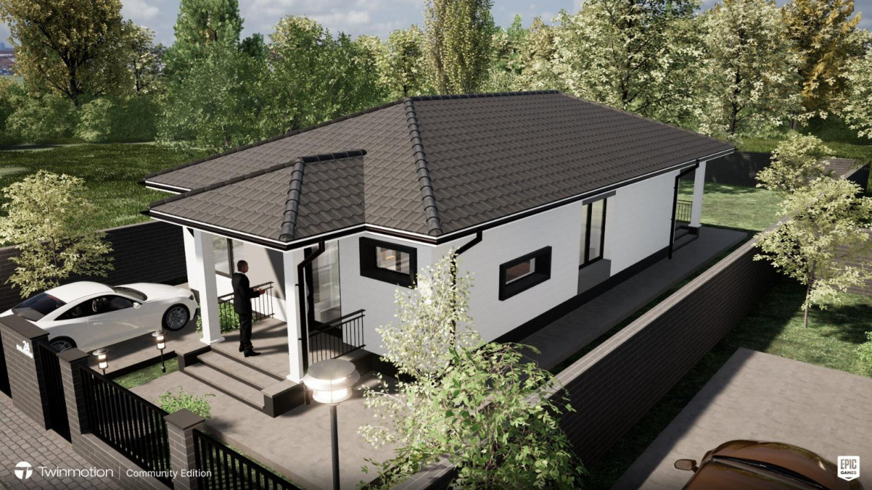 Casă individuală , 3 camere, teren 540mp, zona Dealul Furcilor