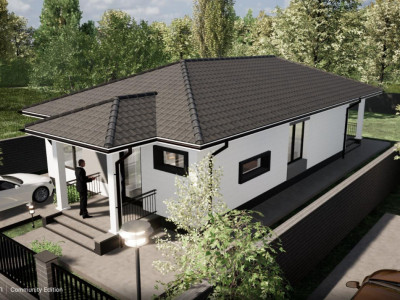 Casă individuală , 3 camere, teren 540mp, zona Dealul Furcilor